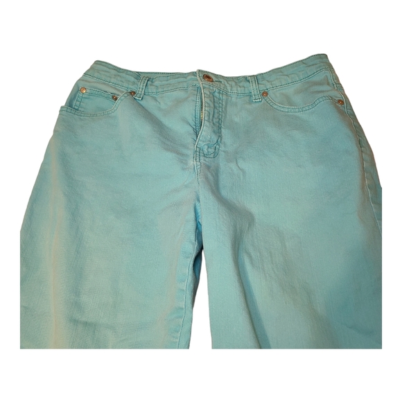 Petite Jeans Kim Rogers Straight Leg Women's 8P Blue 5-Pocket Cotton Blend - Picture 6 of 9